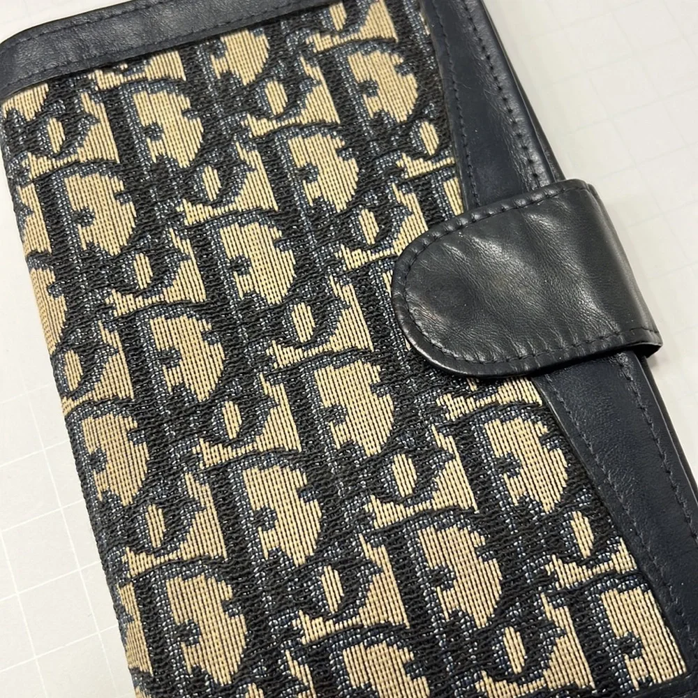 Christian Dior Vintage Oblique Trotter Wallet